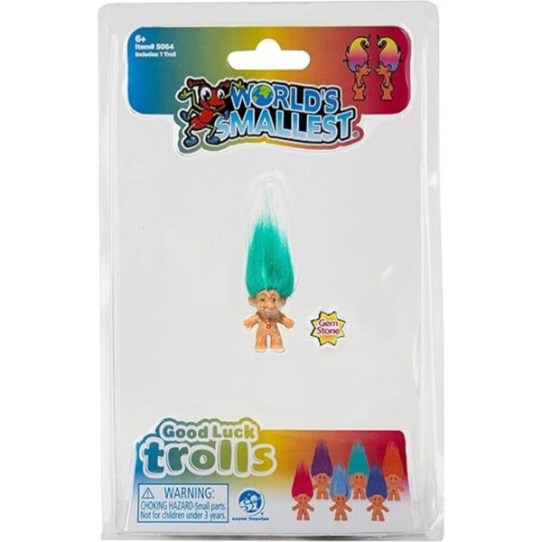 Smallest Good Luck Trolls. Mini figura de acción de_4