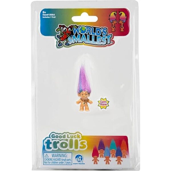 Smallest Good Luck Trolls. Mini figura de acción de_1