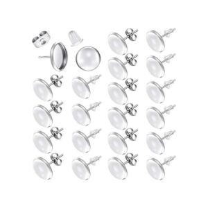 Kit de 200 aretes de perno incluye 50 piezas de acero