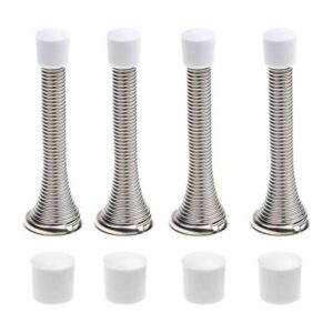 Kare Kind 4 tapones de puerta de resorte plata