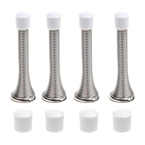 Kare Kind 4 tapones de puerta de resorte plata