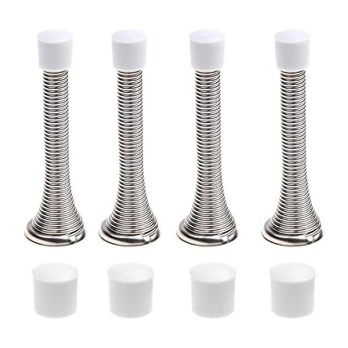 Kare Kind 4 tapones de puerta de resorte plata