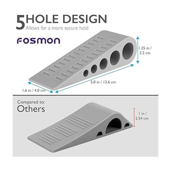 Door Stopper 3 Pack Fosmon 1.25 inch NonToxic Odorless_5