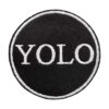 Parche bordado Yolo You Only Live Once para planchar_1