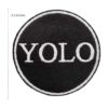 Parche bordado Yolo You Only Live Once para planchar_2