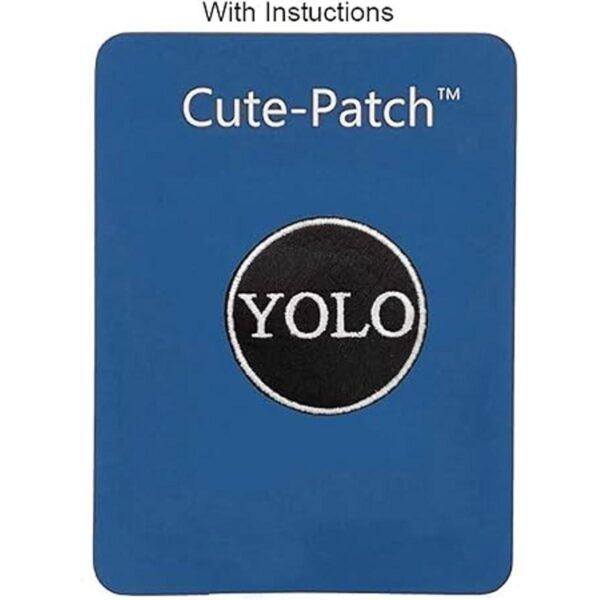 Parche bordado Yolo You Only Live Once para planchar_3