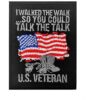 Parche bordado con texto en inglés I Walked The Walk_1