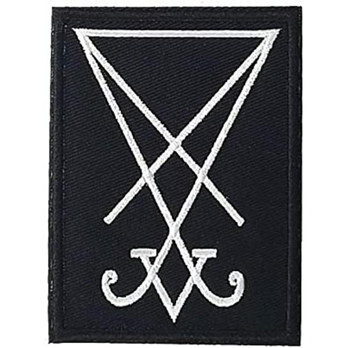 Sigil Seal of Lucifer Parche bordado para planchar diseño
