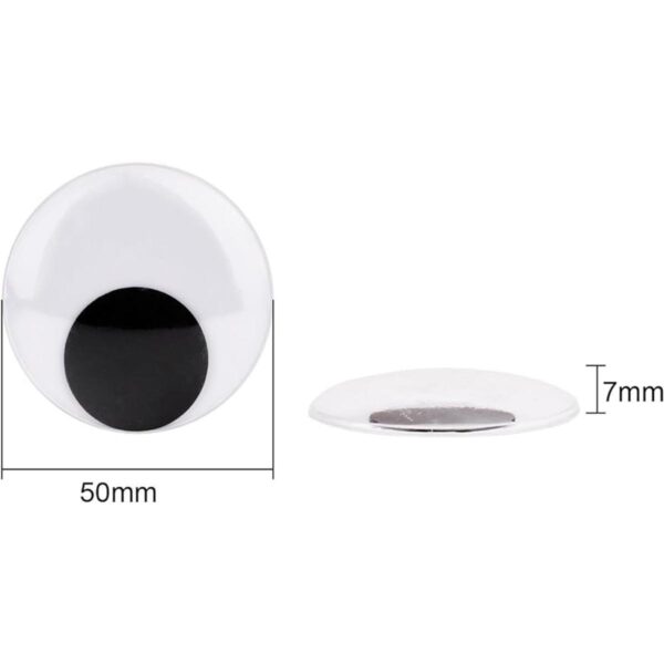 Sunmns Ojos de 2 pulgadas con autoadhesivo paquete de 12