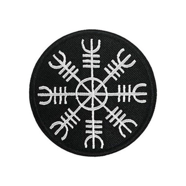Aegishjalmr Helmoware Talisman bordado para planchar o coser_1