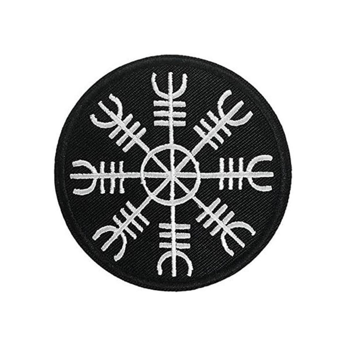 Aegishjalmr Helmoware Talisman bordado para planchar o coser