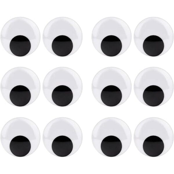 Sunmns Ojos de 2 pulgadas con autoadhesivo paquete de 12