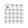 Super Z Outlet Anillos de compromiso de plata con_1