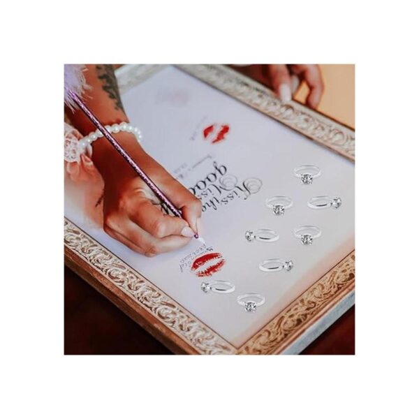 Super Z Outlet Anillos de compromiso de plata con_4