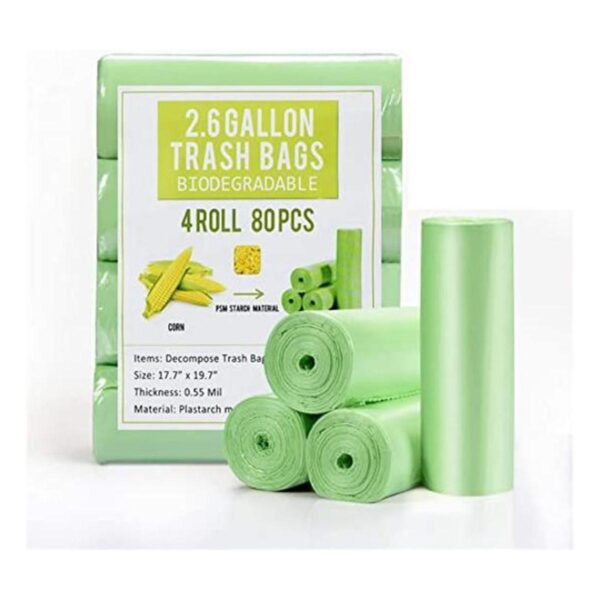 Bolsas de basura pequeñas de 2.6 galones biodegradables