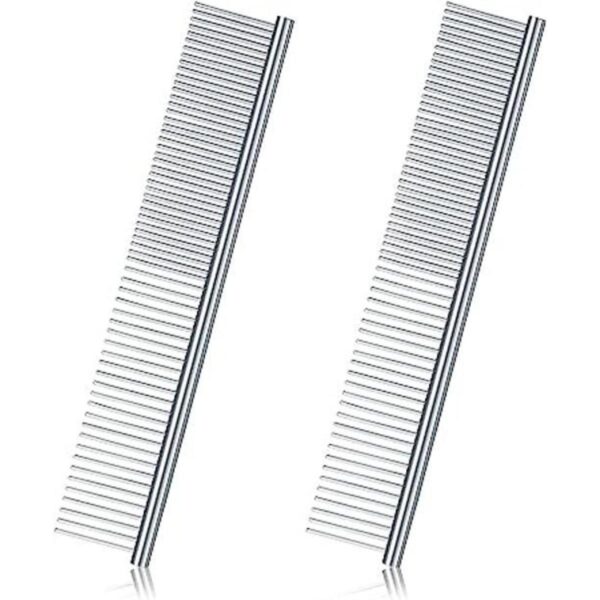 Brochas de macramé plata 2 piezas borla Metal Peines