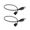Paquete de 2 cables USB a 3 pines 4 pines PWM 5 V USB_1