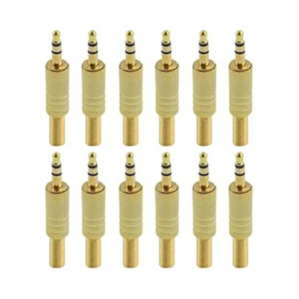 Antrader Conector de cable de audio macho estéreo de 0.138_1