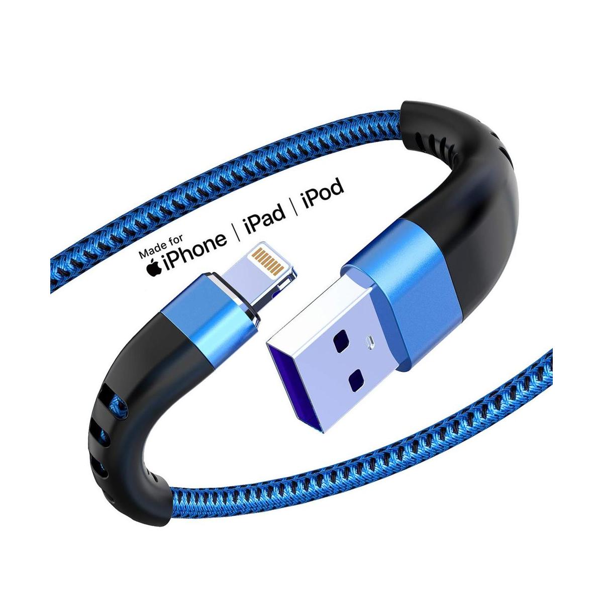 Essri 3 cables de carga largos de 6 pies para iPhone con