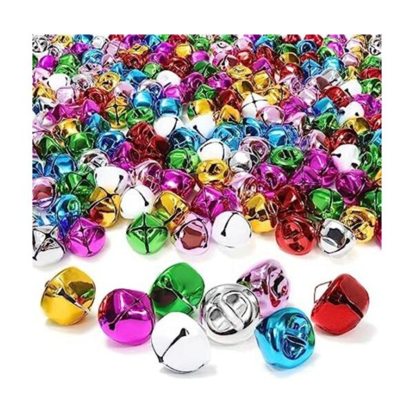 Cascabeles para manualidades 8 colores cascabeles