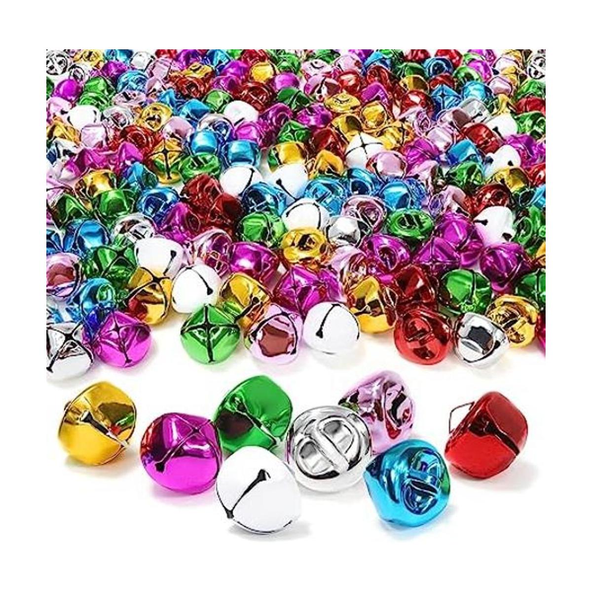 Cascabeles para manualidades 8 colores cascabeles