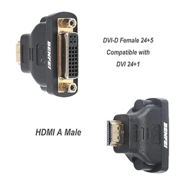 BENFEI Adaptador HDMI a DVI convertidor bidireccional_2