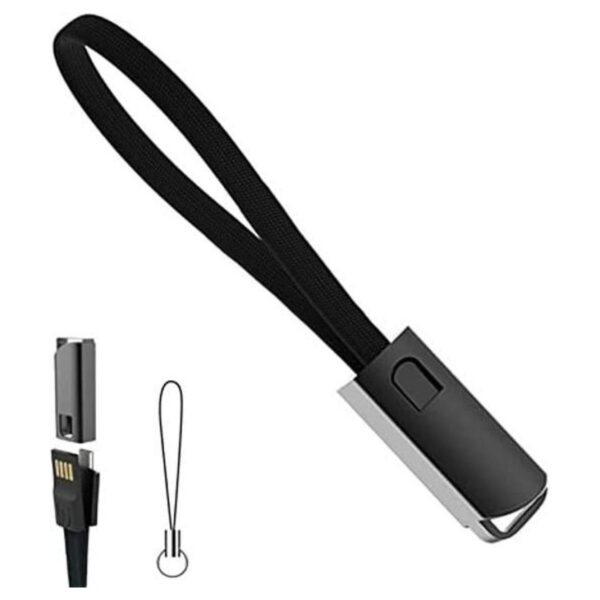 Cable de carga USB C llavero portátil de 0.75 pies de_1