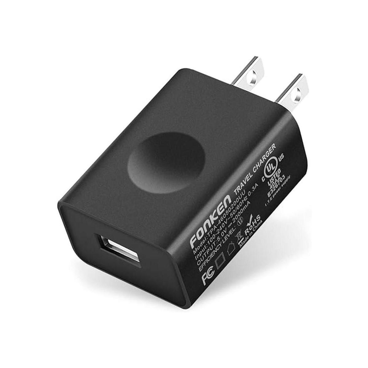 FONKEN Cargador de pared USB adaptador de corriente de 5