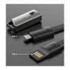 Cable de carga USB C llavero portátil de 0.75 pies de_2