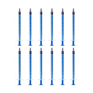 Paquete de 12 jeringas de plástico de 0.0 fl oz con_1