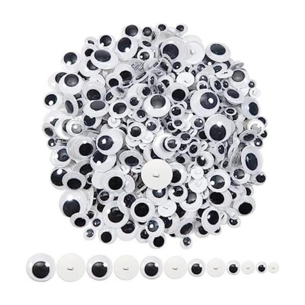 TOAOB 500 botones para coser en ojos de 0.315 in a 0.787
