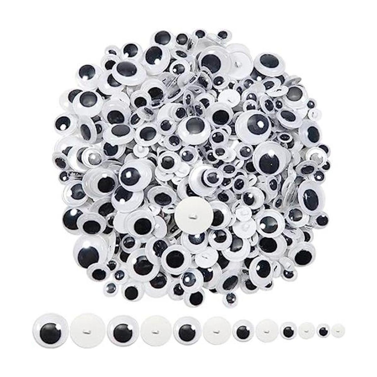 TOAOB 500 botones para coser en ojos de 0.315 in a 0.787