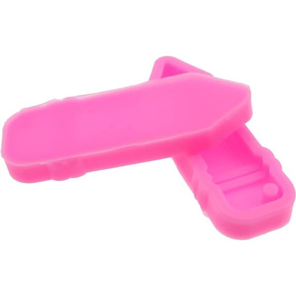 DIYstore Juego de 6 moldes de silicona en forma de lápiz