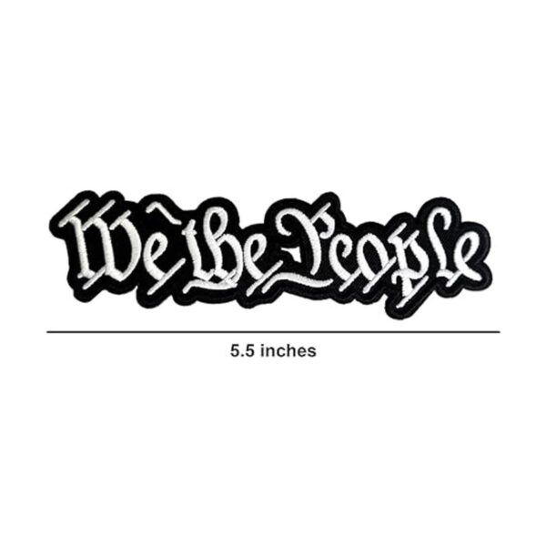 Parche We The People para planchar 5.5 in preámbulo de_2