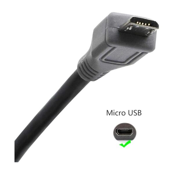 CERRXIAN Cable USB OTG tipo micro macho a mini macho