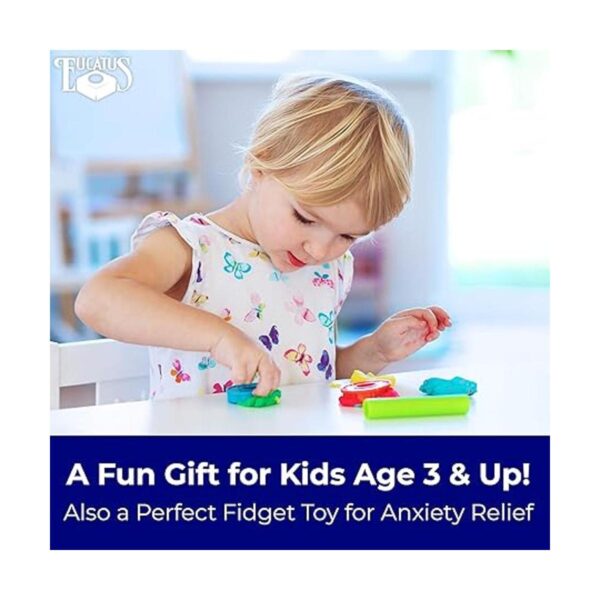 Bloques de masa extra suaves y reutilizables para niños