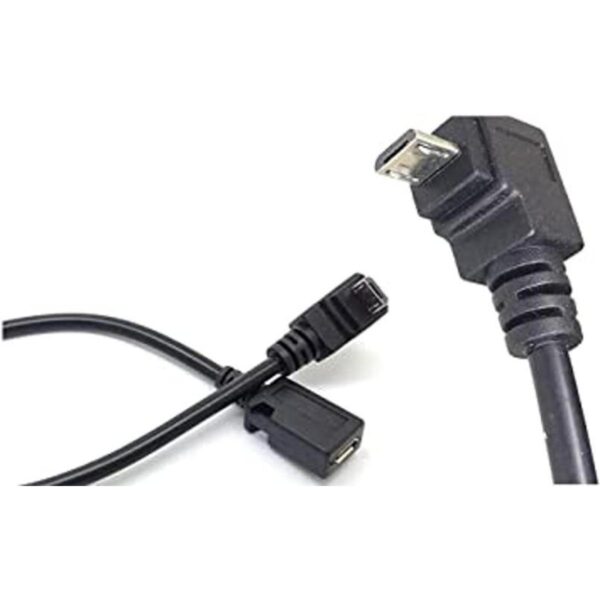Adaptador de cable de extensión en ángulo de 90 USB Micro_1