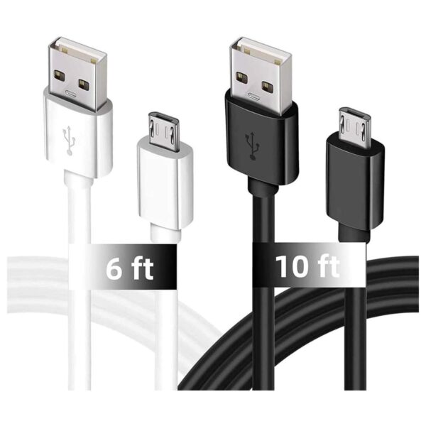 Cable de carga para Samsung Galaxy S7 paquete de 2 cables