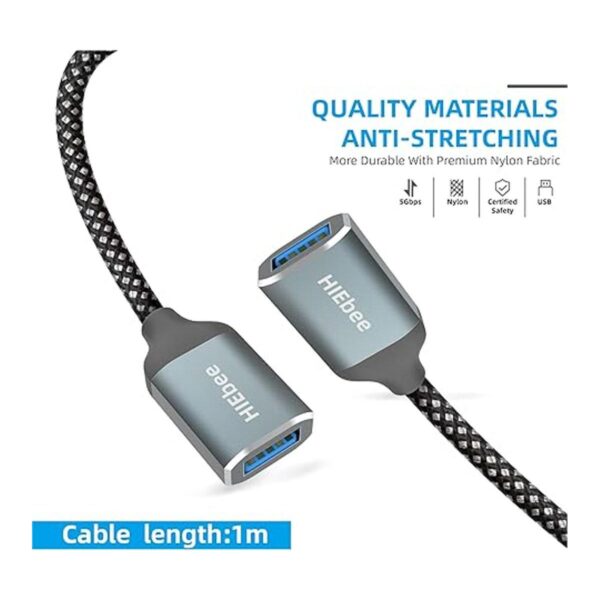 Cable de extensión USB 3.0 a USB 3.0 de 3.3 pies USB