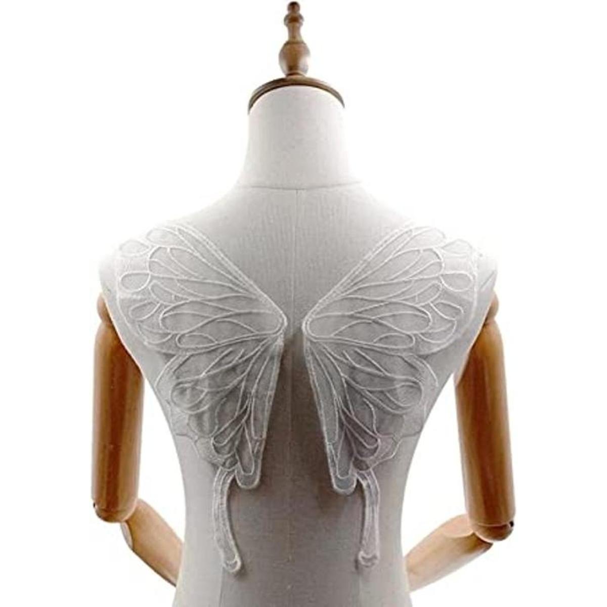 SuiGlory 1 par de apliques de encaje de mariposa adornos