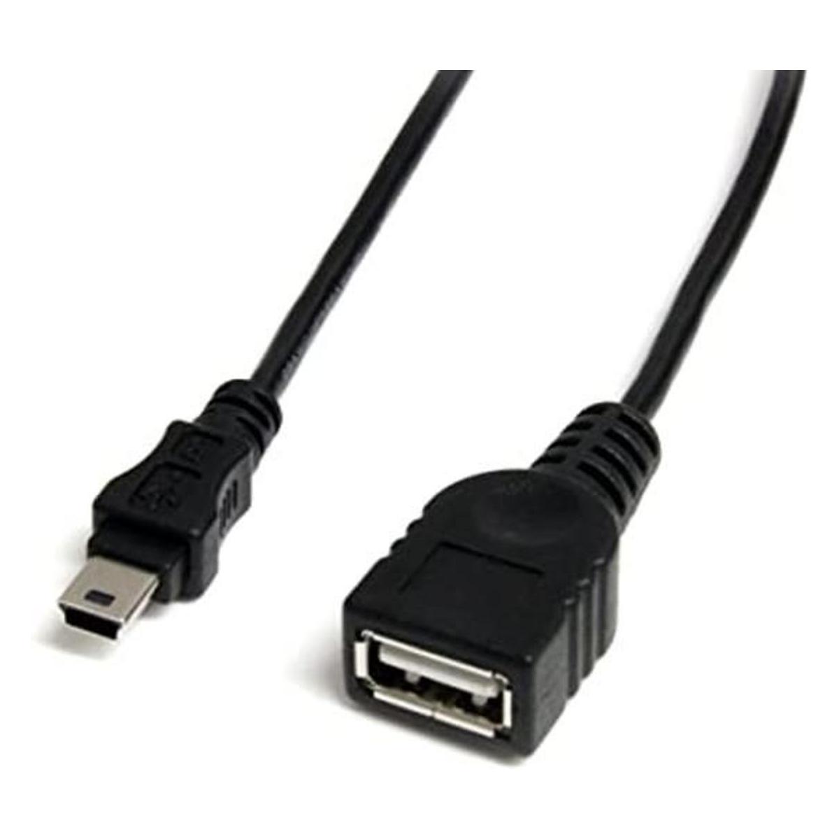 cable mini usb 2.0 de 11.5 ft usb a a mini b fm cable