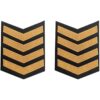 CutePatch Disfraz de Halloween sargento rayas plateadas_1