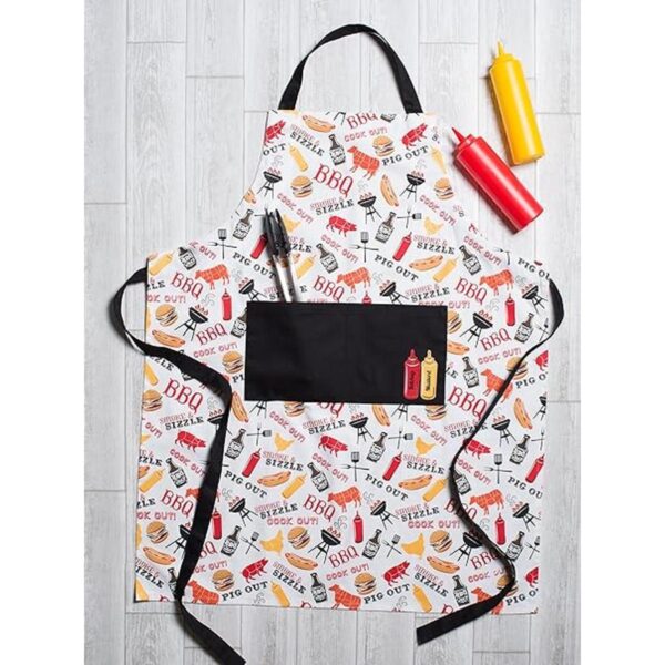 DII Delantal de cocina ajustable de verano para barbacoa_4