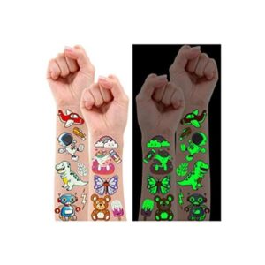 Partywind 380 estilos 30 hojas de tatuajes luminosos_1