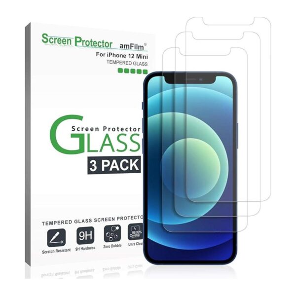 amFilm Protector de pantalla de vidrio compatible con_1