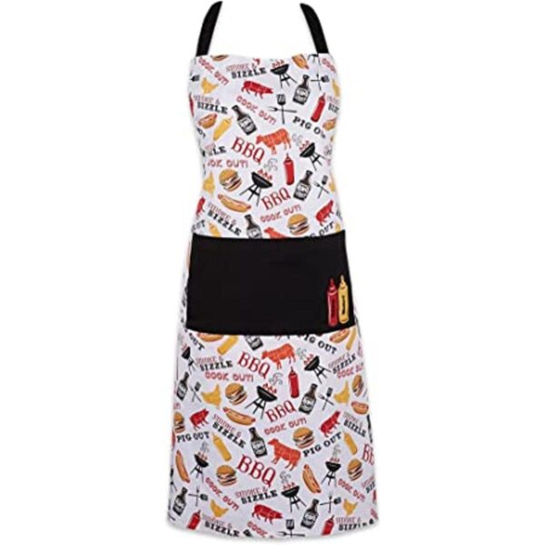 DII Delantal de cocina ajustable de verano para barbacoa_1