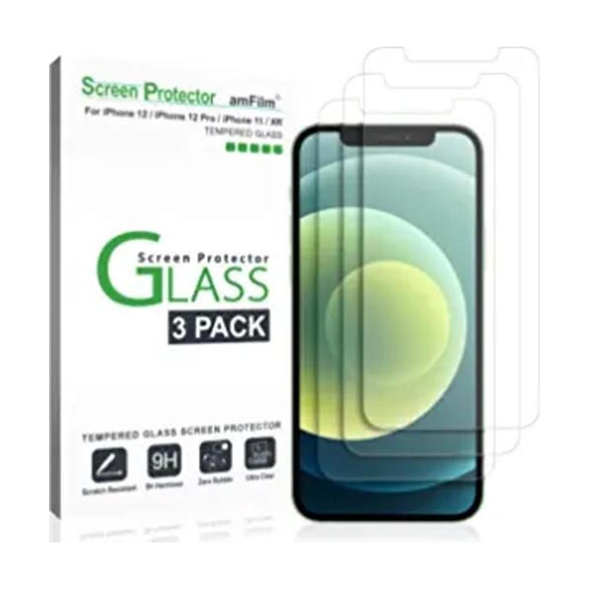 amFilm Protector de pantalla de vidrio para iPhone 11