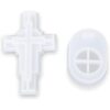 Molde de resina Jesús Cross con base de silicona para_1