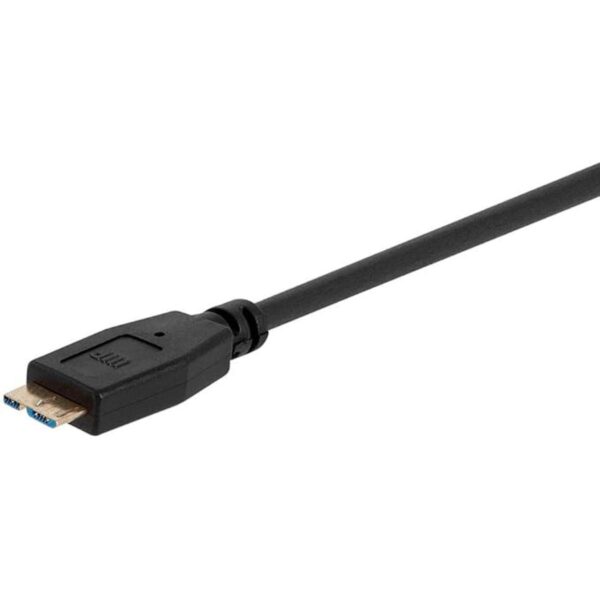 Monoprice Cable USBA a Micro B 3.0 1.6 ft negro paquete_4