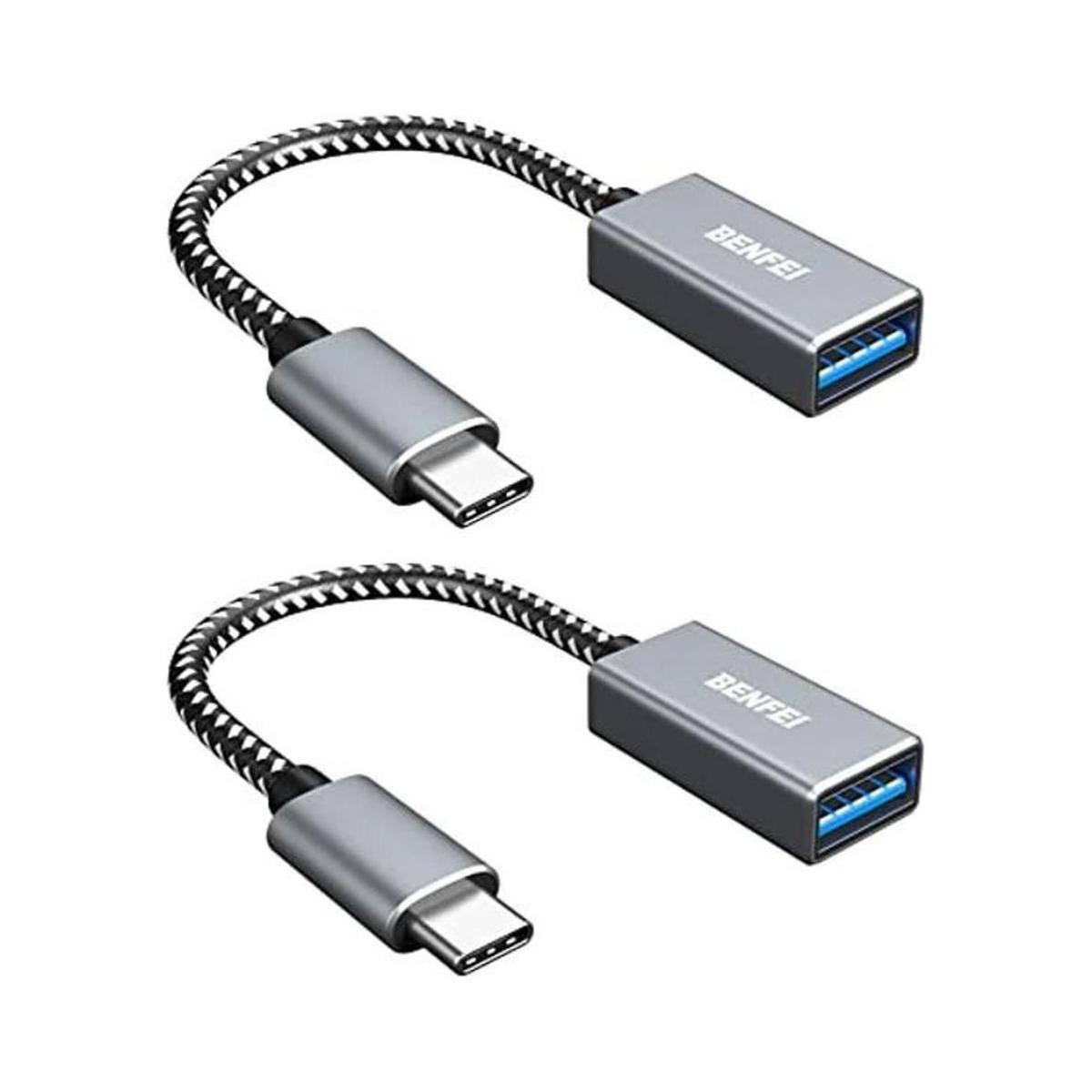 Benfei Adaptador USB C a USB 3.0 paquete de 2